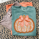 Lace Floral Fall Pumpkin