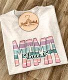 Spring Block MAMA With Children Names (Can say other titles)