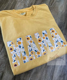 Mustard Sunflower Mama Comfort Color Tee