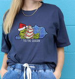 Grinchy Kentucky Snake Cake Christmas Tee