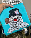 Sequins Sparkle Frosty Embroidered Sweatshirt