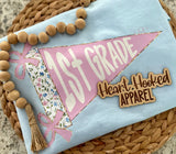 (Youth XS-XL) Preppy pennant flag back to school T-shirts