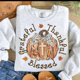 Grateful, thankful, blessed