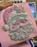 Santa Claus Faux Yarn Embroidery