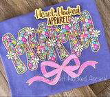 Floral Daisy Mama With Bow