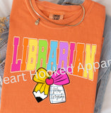 Custom Counselor, Librarian, Teacher and Para Tees