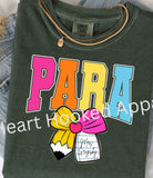 Custom Counselor, Librarian, Teacher and Para Tees