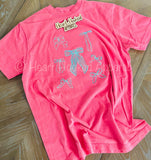 Coquette Bow Embroidered Comfort Color T-Shirt