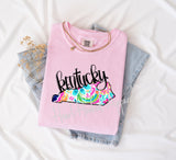 Kentucky Floral State Printed T-Shirt