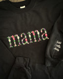 Personalized Floral Sweatshirt
