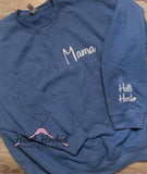 Mama Charcoal Or Indigo Blue Sweatshirt