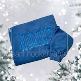 Personlized Stitched Sweatshirt (can customize) With Names On The Sleeve