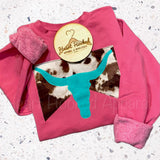 Western Cow Print Marlboro Cow Head