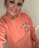 It's Fall Y'all Pumpkin Truck ( Comfort Colors Sweatshirt )