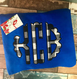 Monogramed Royal Blue Sweatshirt