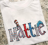 Custom Dr Seuss Childs Tee
